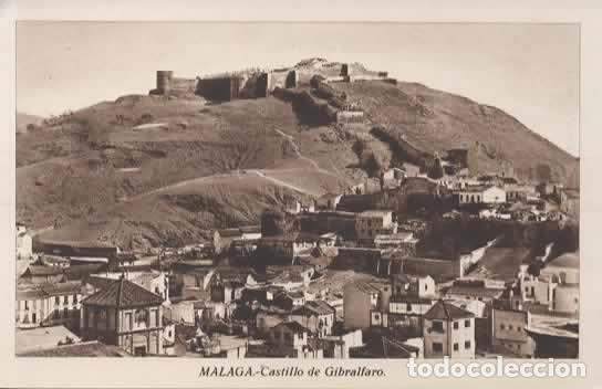 Postales: MALAGA SIN ESCRIBIR CASTILLO DE GIBRALFARO