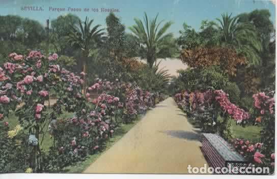Postales: SEVILLA ESCRITA PASEO DE LOS ROSALES