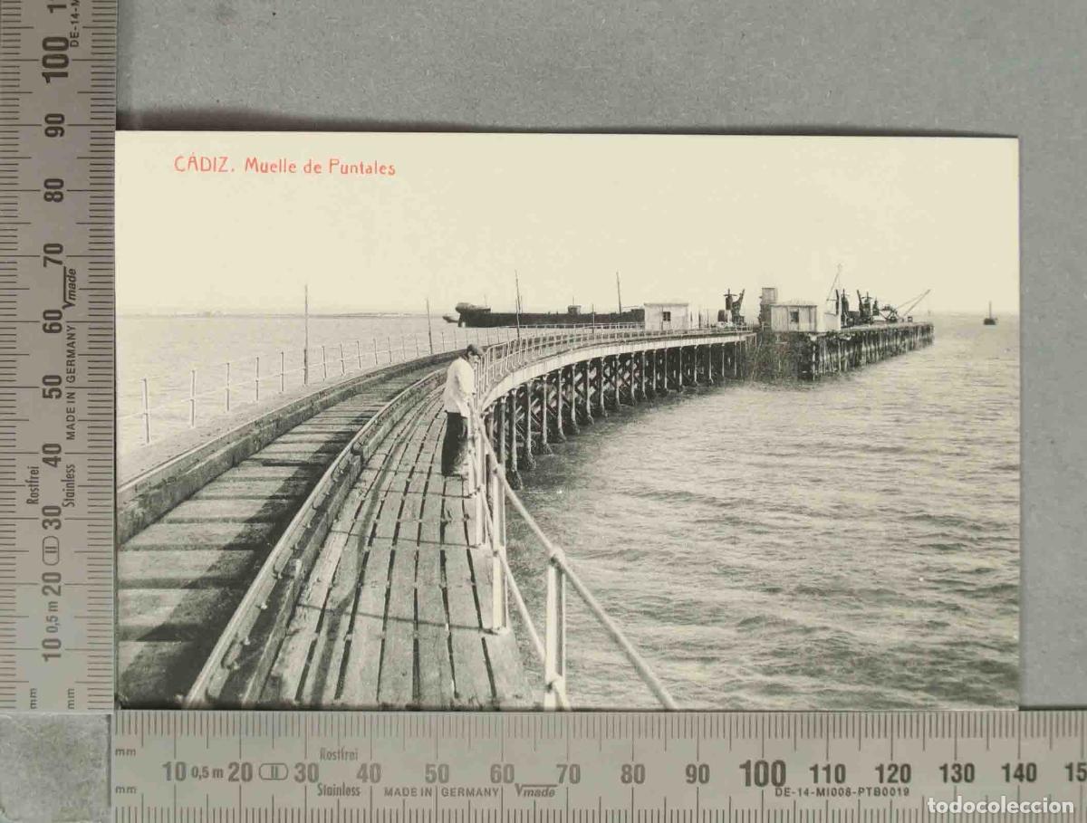 Postales: POSTAL. C&aacute;diz - Muelle de Puntales