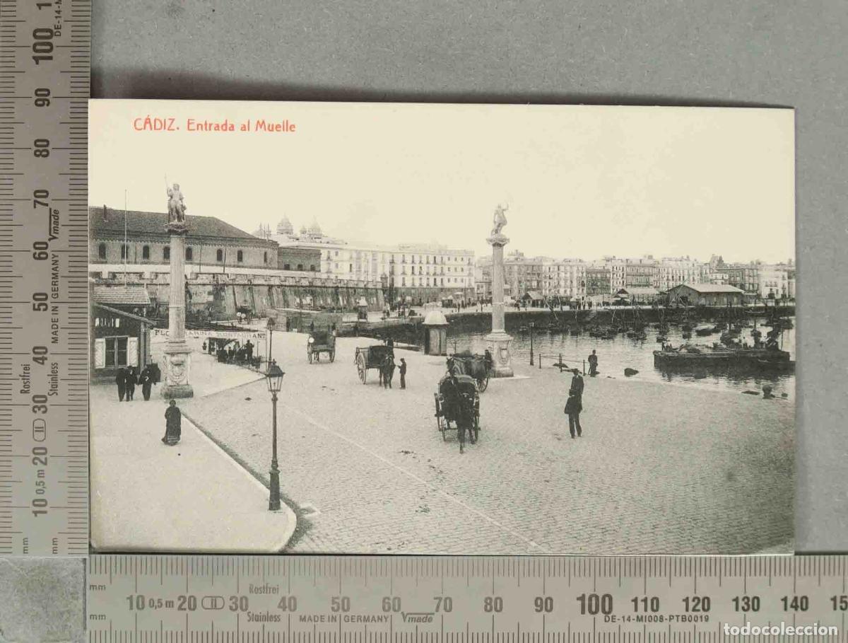 Postales: POSTAL. C&aacute;diz - Entrada al Muelle