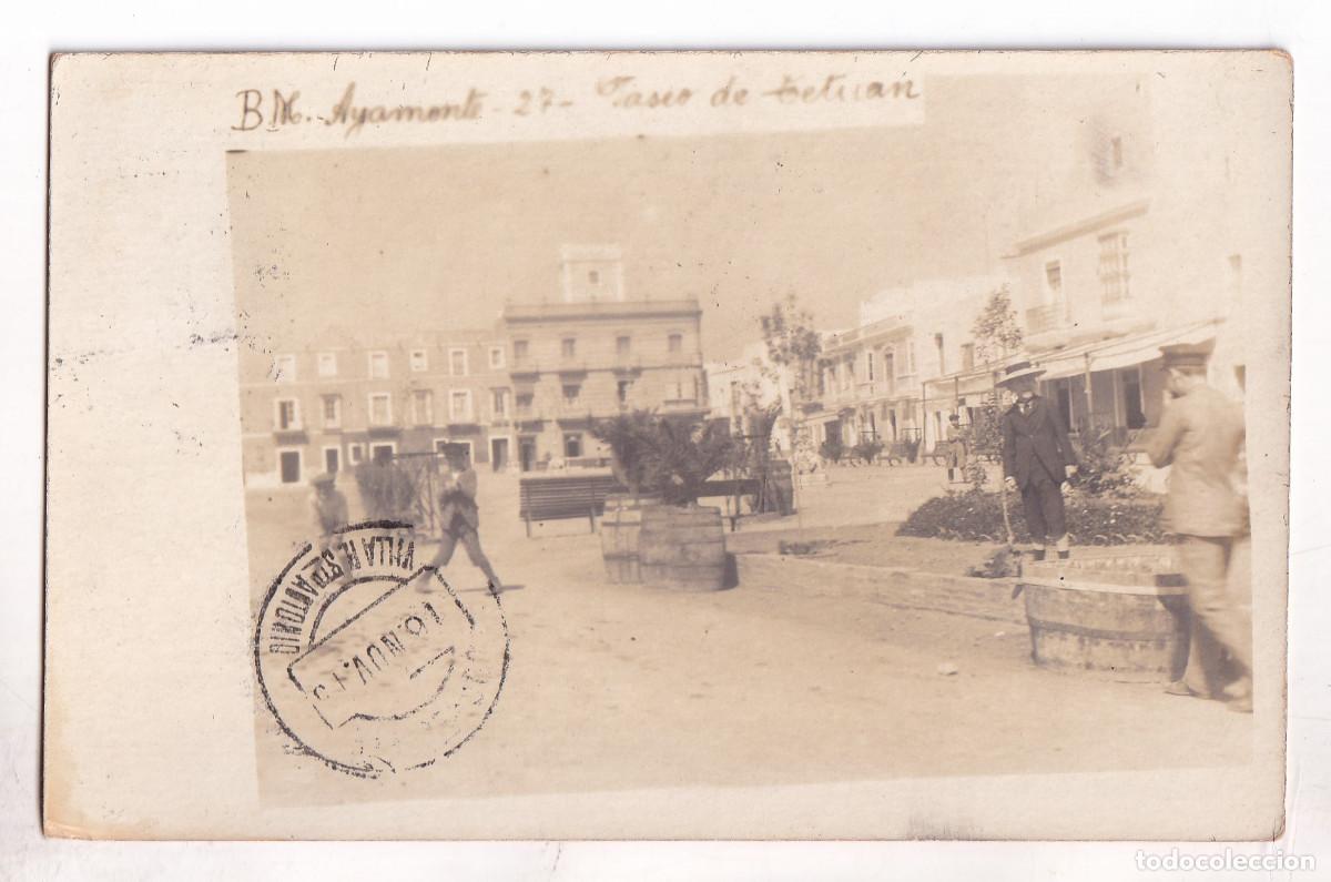 Postales: POSTAL FOTOGR&Aacute;FICA. B. M. AYAMONTE. 27. PASEO DE TETU&Aacute;N. HUELVA.