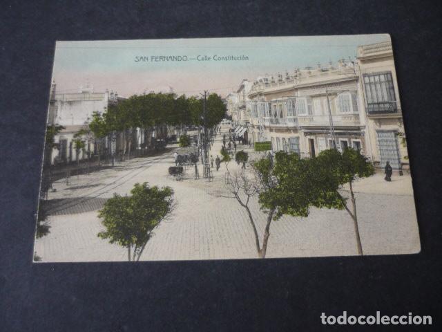 Postcards: SAN FERNANDO CADIZ CALLE CONSTITUCION