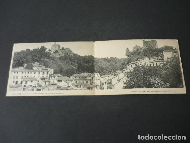 Postcards: GRANADA LA VELA Y TORRES BER VISTA PANORAMICA POSTAL DOBLE SIN DIVIDIR COL. GRANADINA HAUSER Y MENET