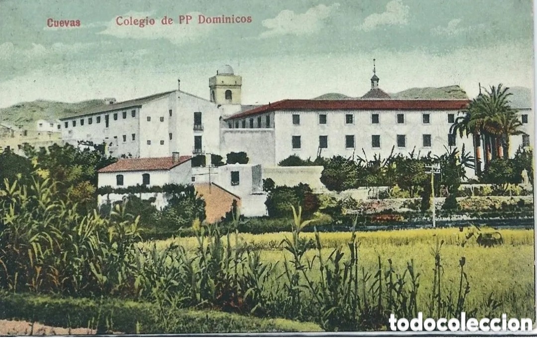 Postales: CUEVAS DE ALMANZORA (ALMER&Iacute;A) - COLEGIO DE PP. DOMINICOS - FOT. F. DE BLAIN