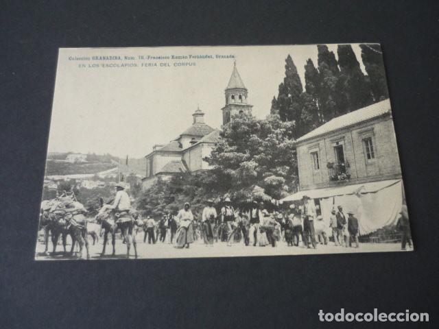Postales: GRANADA EN LOS ESCOLAPIOS FERIA DEL CORPUS COL. GRANADINA HAUSER Y MENET SIN DIVIDIR