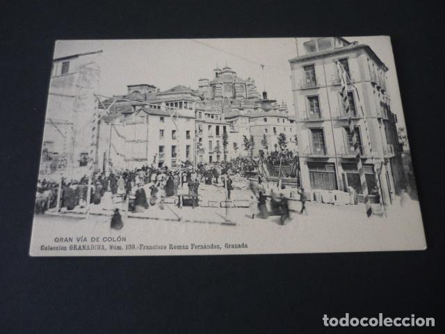 Postales: GRANADA GRAN VIA DE COLON COL. GRANADINA HAUSER Y MENET SIN DIVIDIR