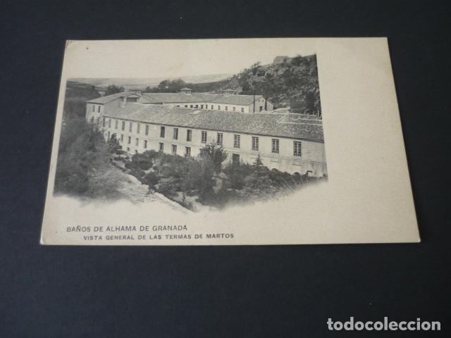 Postales: BA&Ntilde;OS DE ALHAMA DE GRANADA VISTA GENERAL DE LAS TERMAS DE MARTOS