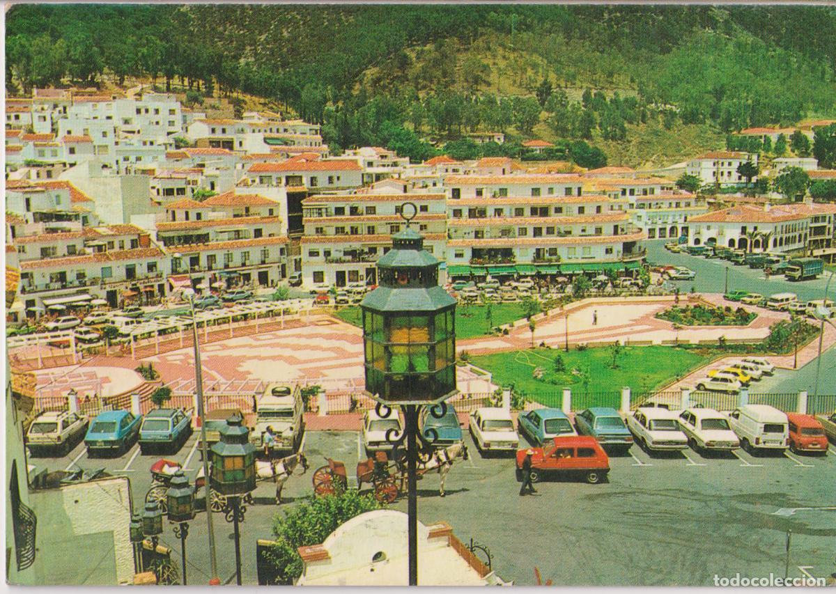 Postales: MIJAS, PLAZA DE LA PE&Ntilde;A Y SIERRA AL FONDO &ndash; POSTALES COSTA DEL SOL &ndash; S/C
