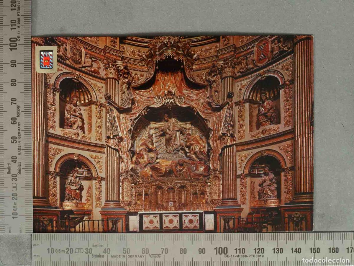 Postales: POSTAL. &Uacute;beda - Sacra Capilla del Salvador - Retablo Mayor - Alonso Berruguete