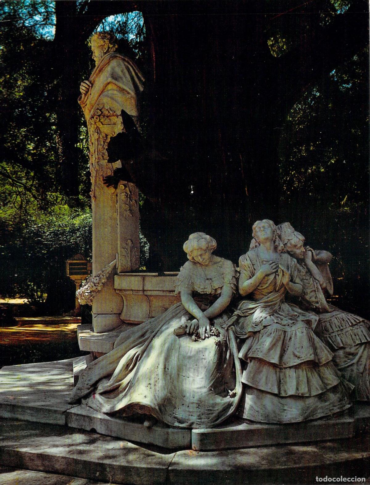 Postales: Postal Glorieta de B&eacute;cquer, Parque de Mar&iacute;a Luisa, Sevilla