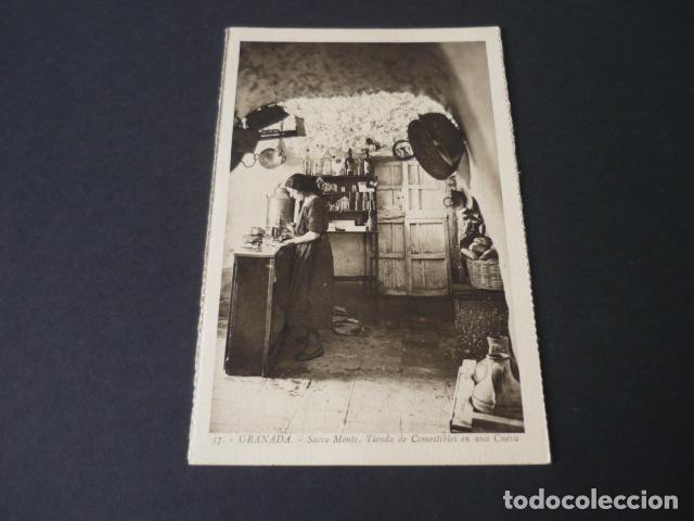 Cartoline: GRANADA SACRO MONTE TIENDA DE COMESTIBLES EN UNA CUEVA