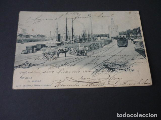 Postcards: SEVILLA EL MUELLE HAUSER Y MENET SIN DIVIDIR