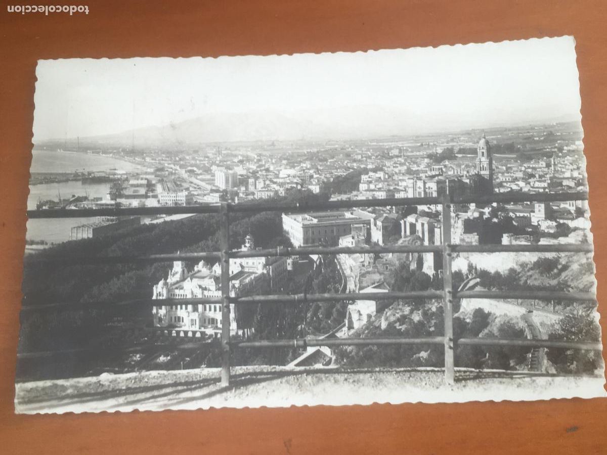Postales: malaga vista general postal original fotografica circulada