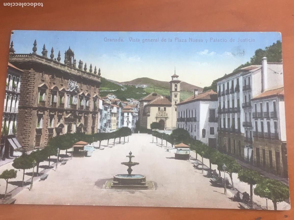 Postales: vista general plaza nueva granada postal original circulada