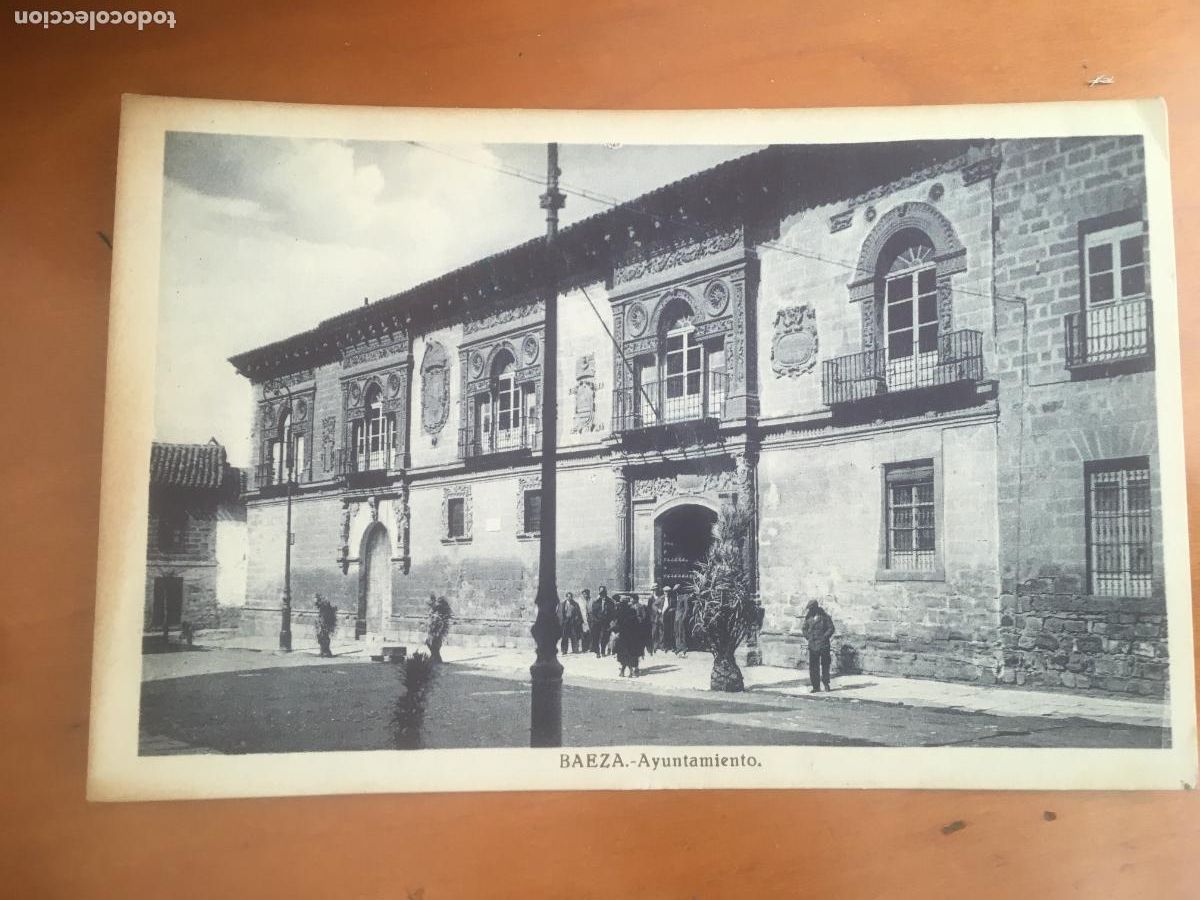 Postales: baeza ayuntamiento postal original circulada