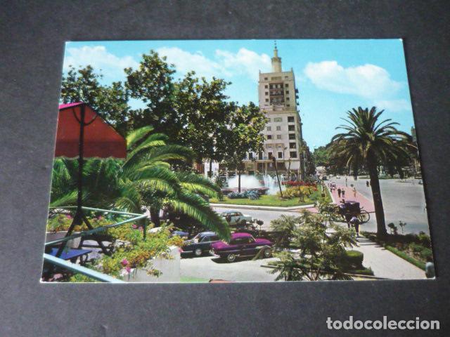 Postcards: MALAGA PLAZA GENERAL QUEIPO DE LLANO