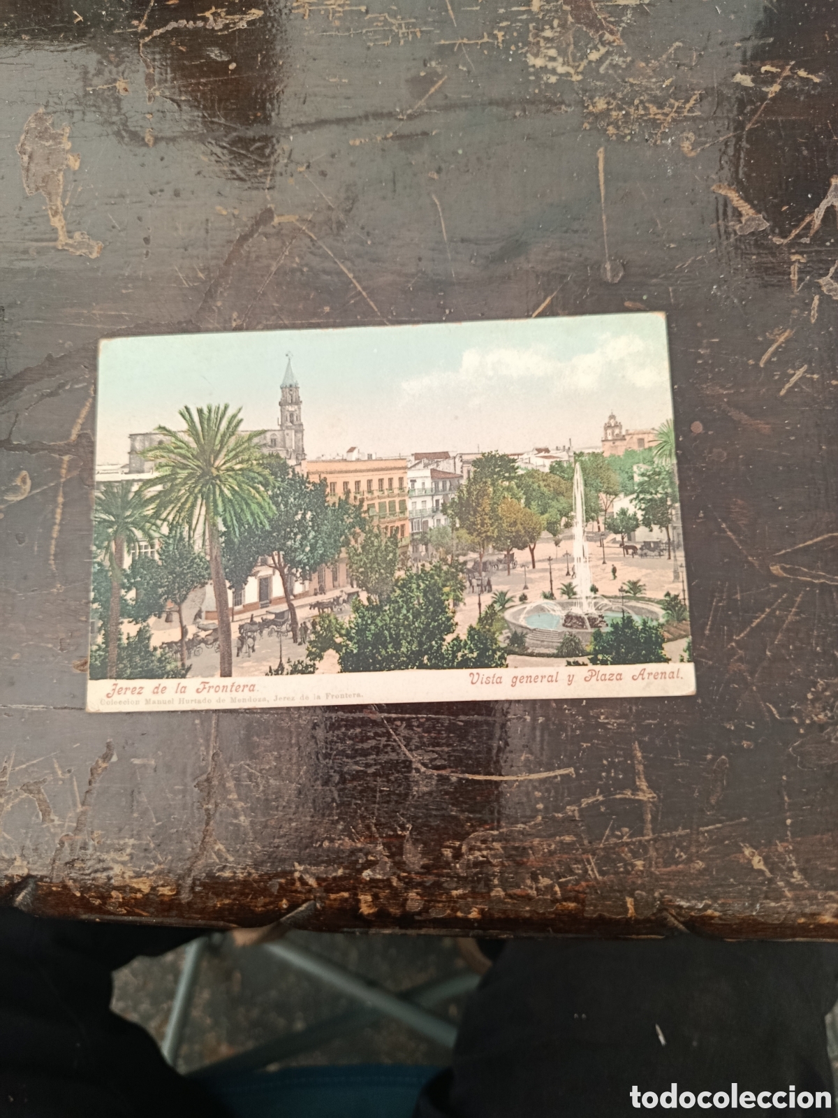Postales: Postal jerez de la frontera vista general y plaza arenal colecci&oacute;n Manuel Hurtado de Mendoza