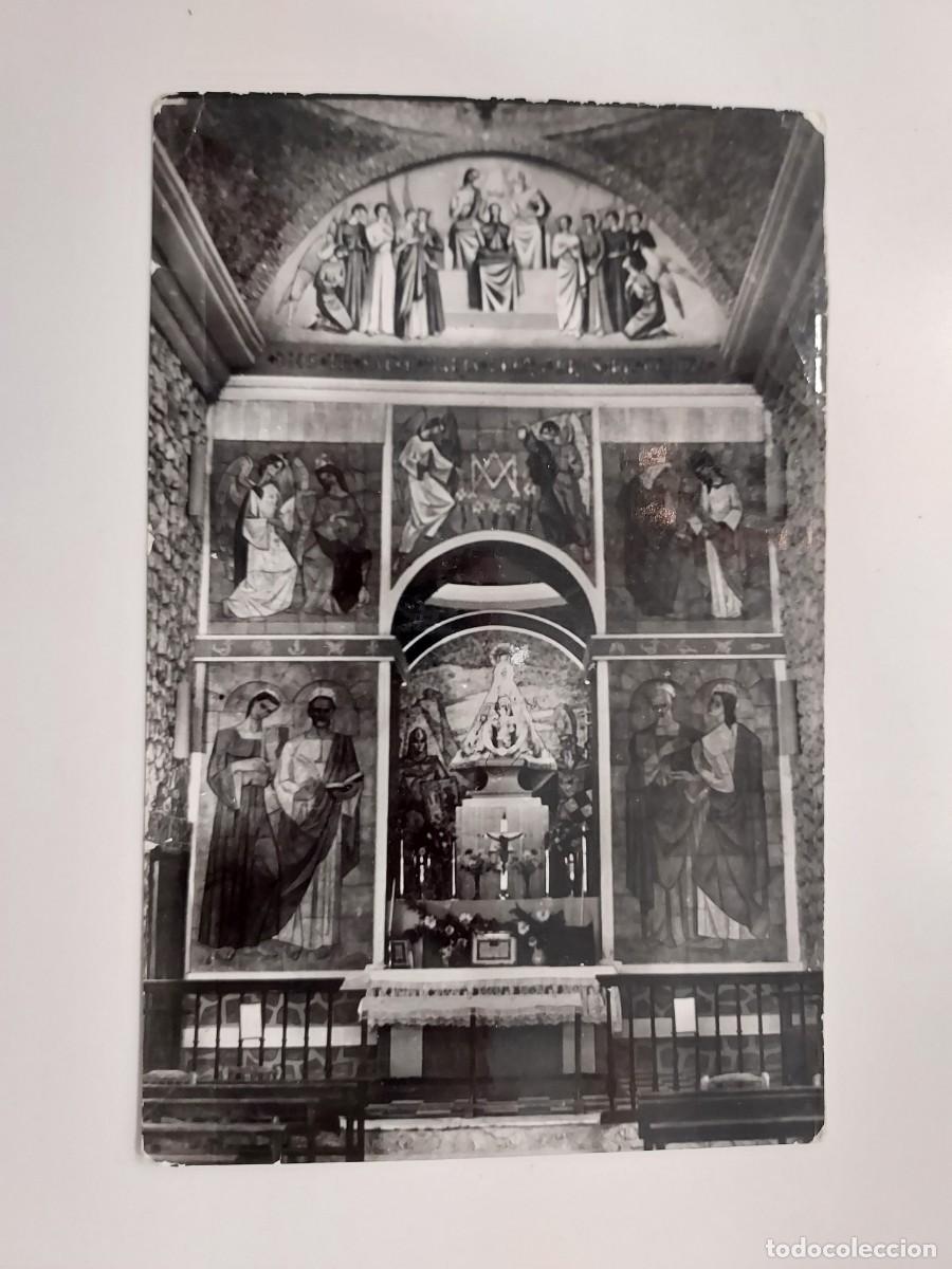 Postales: POSTAL TISCAR SANTUARIO RETABLO DE NUESTRA SE&Ntilde;ORA (BA&Ntilde;OS Y OREA). A&Ntilde;OS 1950. SIN CIRCULAR. JAEN