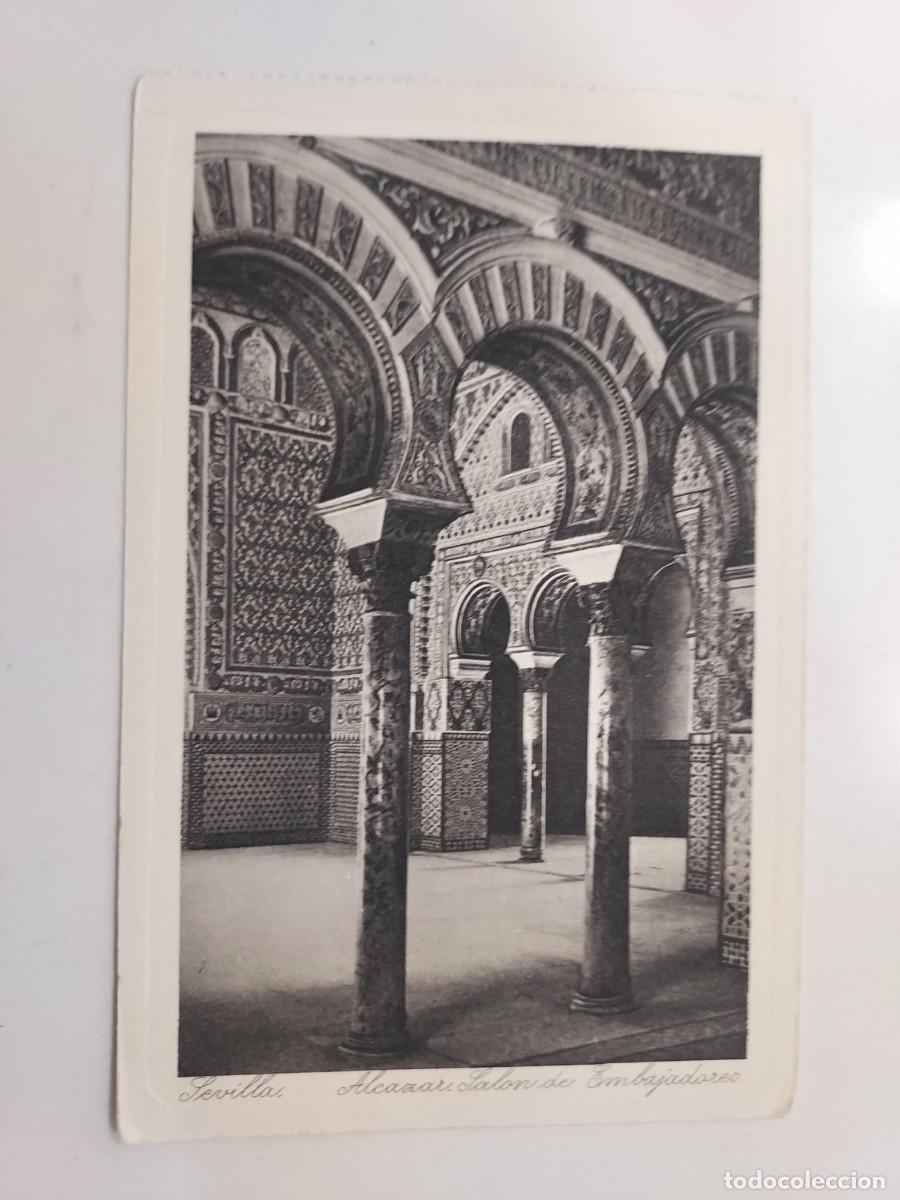 Postales: POSTAL SEVILLA ALCAZAR SALON DE EMBAJADORES. SIN CIRCULAR. R.Y.R LUJO-GRABADO 58