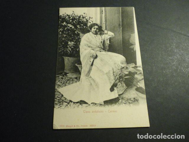Cartoline: ANDALUCIA TIPOS ANDALUCES CARMEN REVERSO SIN DIVIDIR