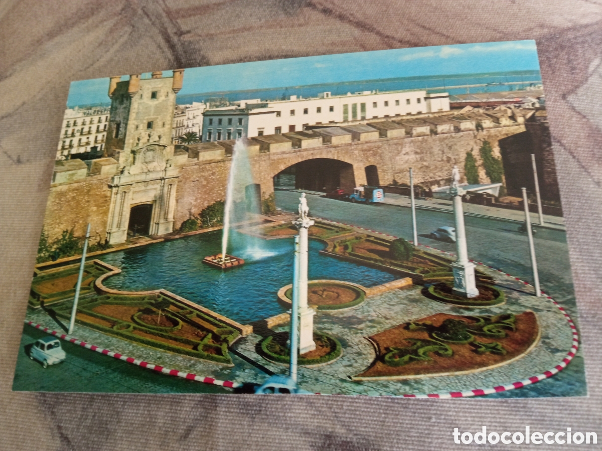 Postales: Antigua postal fotogr&aacute;fica, C&aacute;diz, Puerta de tierra