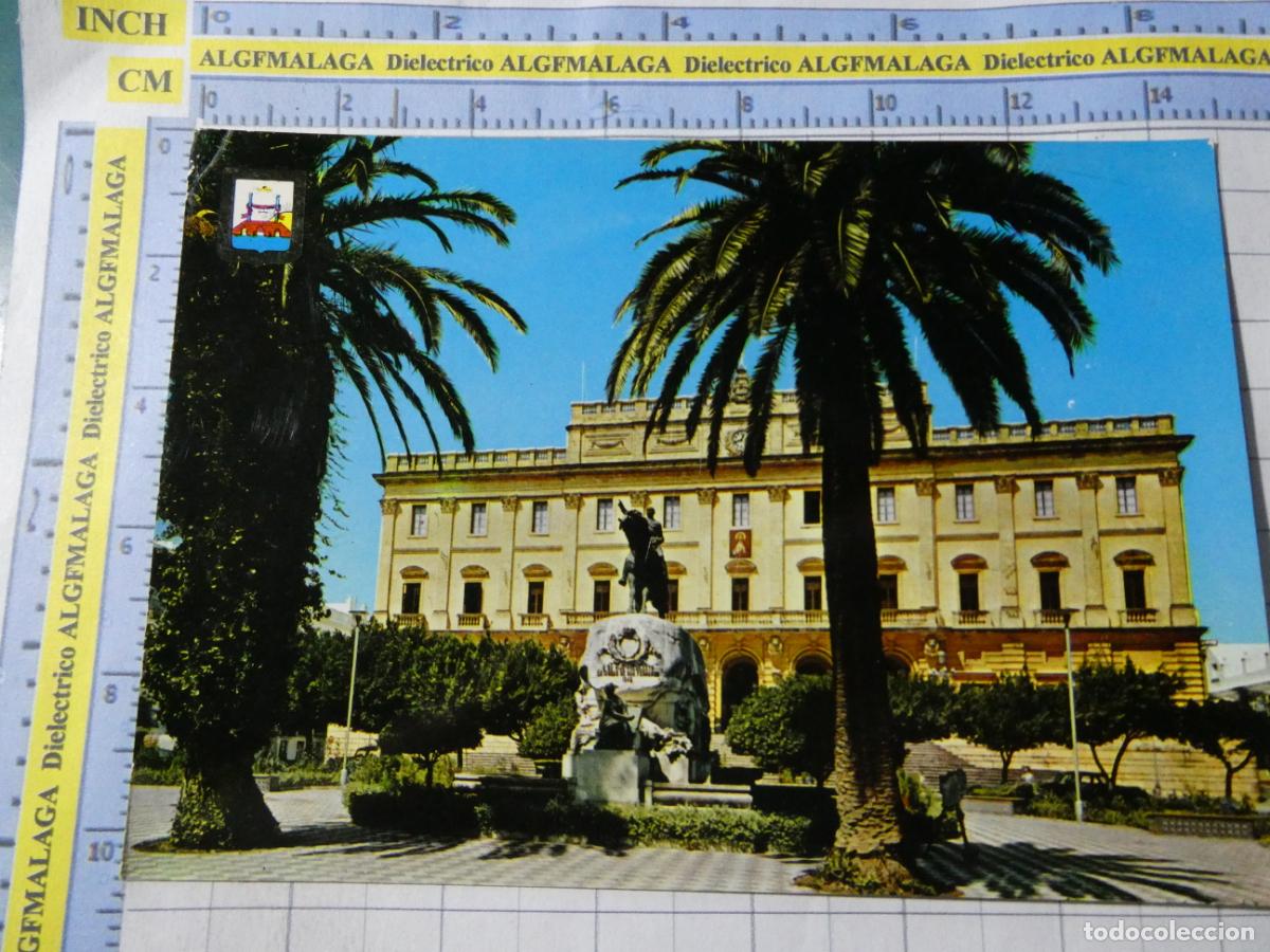 Postales: POSTAL DE C&Aacute;DIZ. A&Ntilde;O 1962. SAN FERNANDO MONUMENTO AL GENERAL VARELA AYUNTAMIENTO 9 RO FOTO. 2552