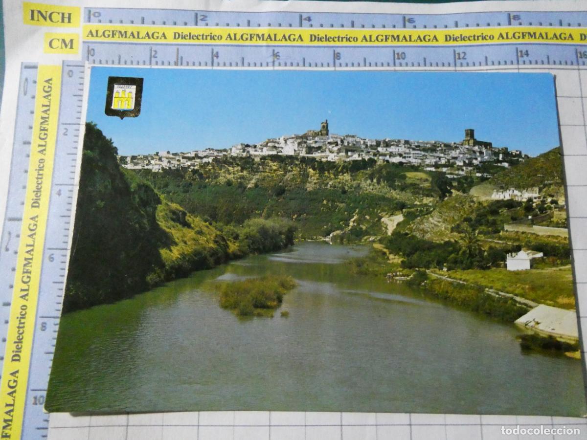 Postales: POSTAL DE C&Aacute;DIZ. A&Ntilde;O 1972. ARCOS DE LA FRONTERA DESDE EL LAGO 22 ESCUDO ORO. 2553