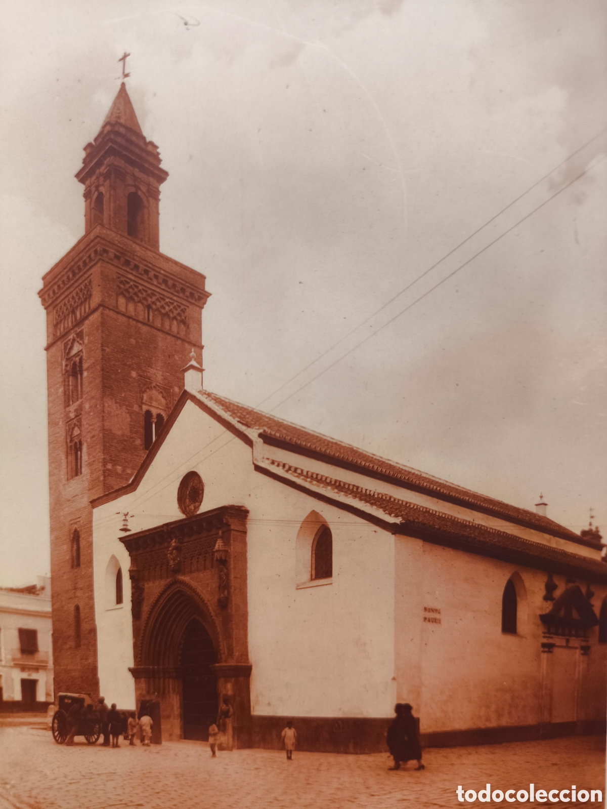 Postales: SEVILLA IGLESIA SAN MARCOS POSTAL FOTOGR&Aacute;FICA FOTOGRAF&Iacute;A L. ROISIN C. 1920