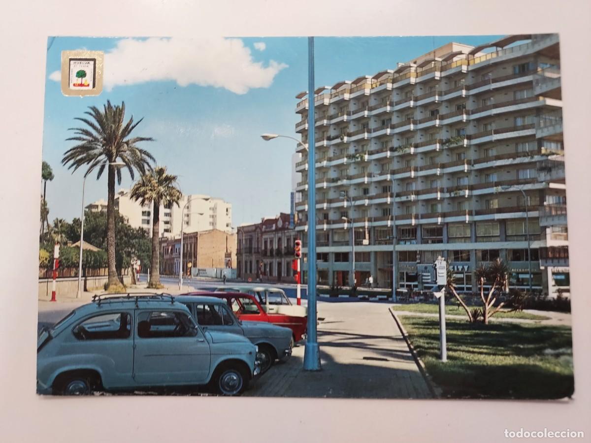 Postales: POSTAL HUELVA JARDIN Y ALAMEDA SUNDHEIN. 1970. CIRCULADA