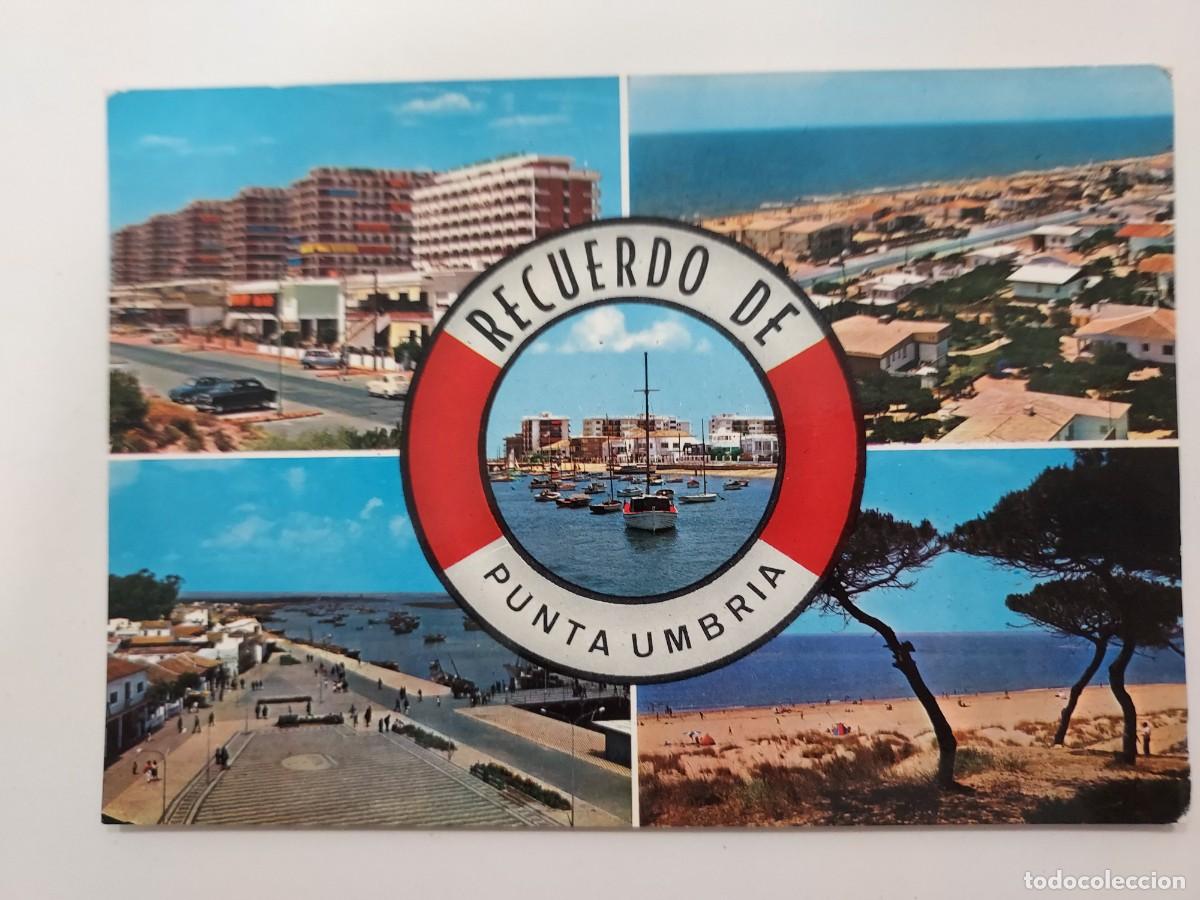 Postales: POSTAL PUNTA UMBRIA RECUERDO. 1973. SIN CIRCULAR. HUELVA