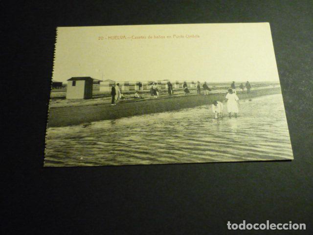Postcards: HUELVA CASETAS DE BA&Ntilde;OS EN PUNTA UMBRIA