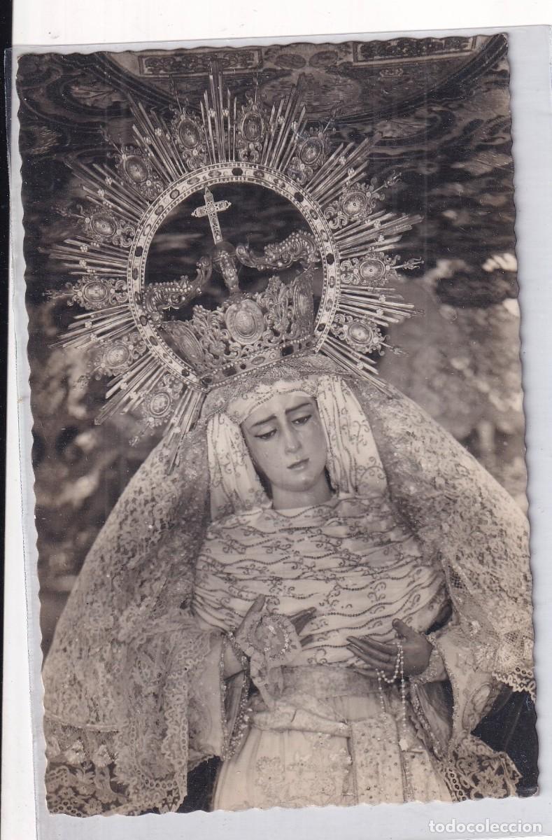 Postcards: POSTAL DE SEVILLA. RELIGIOSA SEMANA SANTA. A&Ntilde;OS 30 50. HERMANDAD MAR&Iacute;A ANGUSTIAS 255 ARRIBAS Escrita