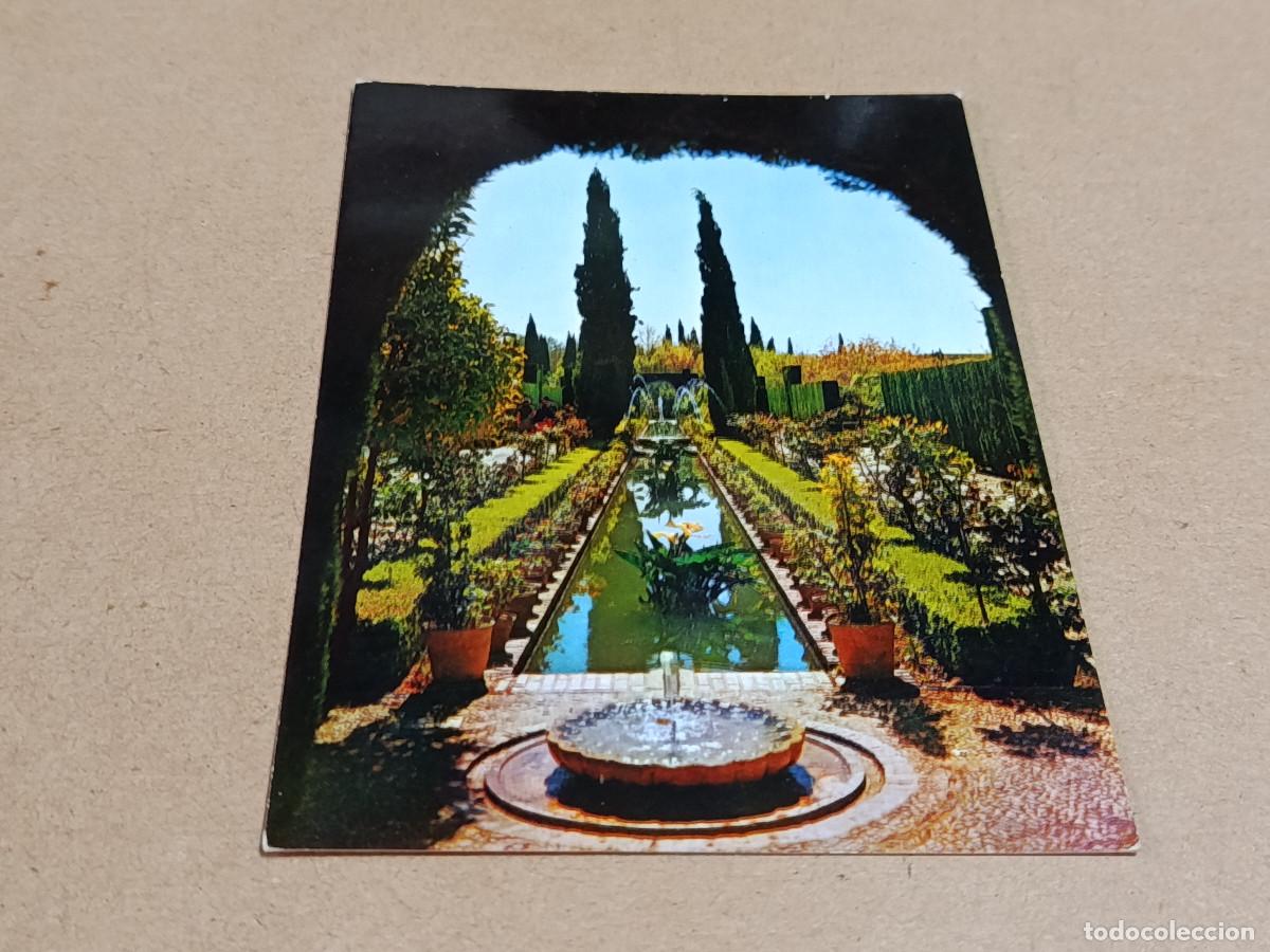 Postales: GRANADA - POSTAL GRANADA - JARDINES BAJOS DEL GENERALIFE