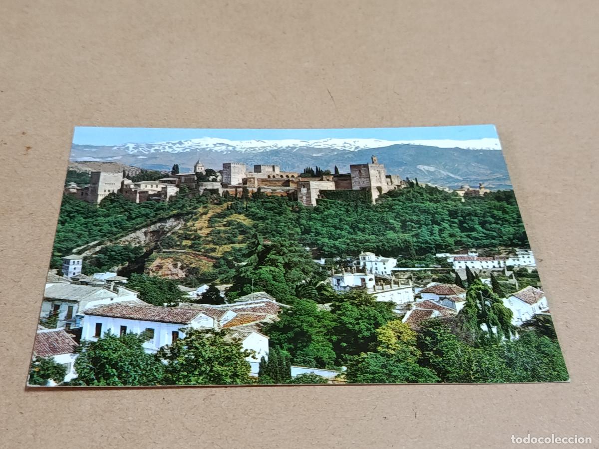 Postales: GRANADA - POSTAL GRANADA - VISTA GENERAL DE LA ALHAMBRA Y SIERRA NEVADA