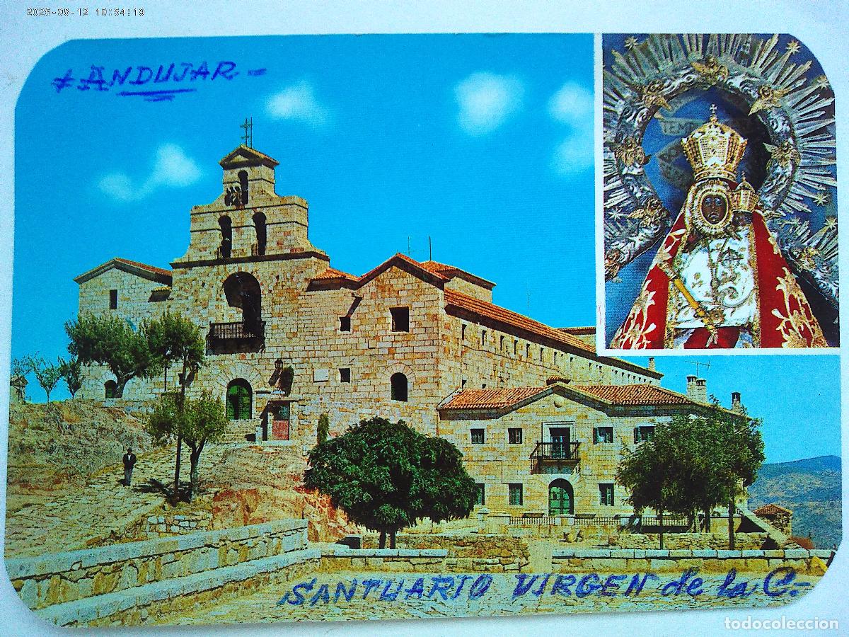 Postales: POSTAL DEL SANTUARIO DE LA VIRGEN DE LA CABEZA ( CON LAUREADA ). ANDUJAR ( JAEN )
