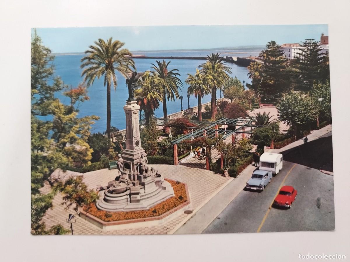 Postales: POSTAL CADIZ PANORAMICA ALAMEDA MARQUES DE COMILLAS. 1966. SIN CIRCULAR. CARAVANA ROULOTTE