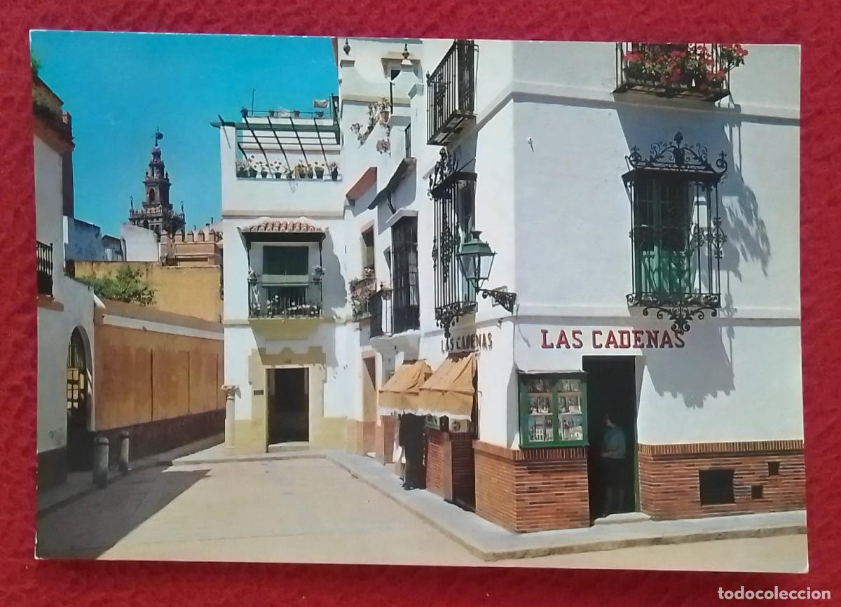 Postales: POSTAL POST CARD SPAIN SEVILLA SEVILLE BARRIO DE SANTA CRUZ RINC&Oacute;N T&Iacute;PICO...LAS CADENAS..ANDALUSIA..