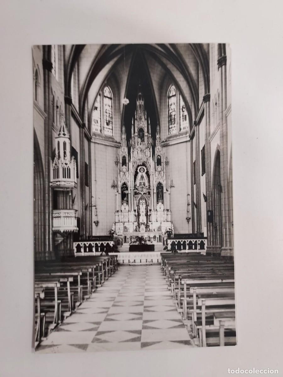 Postales: POSTAL CHIPIONA INTERIOR SANTUARIO. A&Ntilde;OS 1940 1950. SIN CIRCULAR. MALET. CADIZ