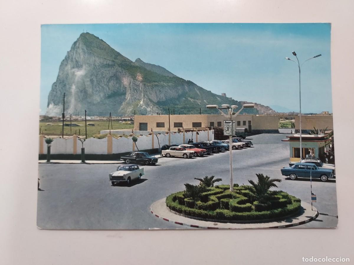Postales: POSTAL LA LINEA DE LA CONCEPCION PE&Ntilde;ON GIBRALTAR. 1963. SIN CIRCULAR. CADIZ. RELOJ