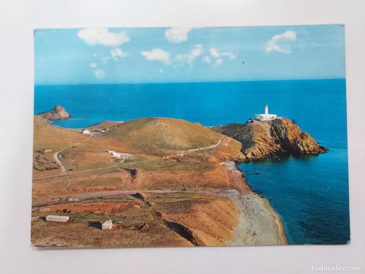 Postales: POSTAL ALMERIA CABO DE GATA. 1967. CIRCULADA. FARO