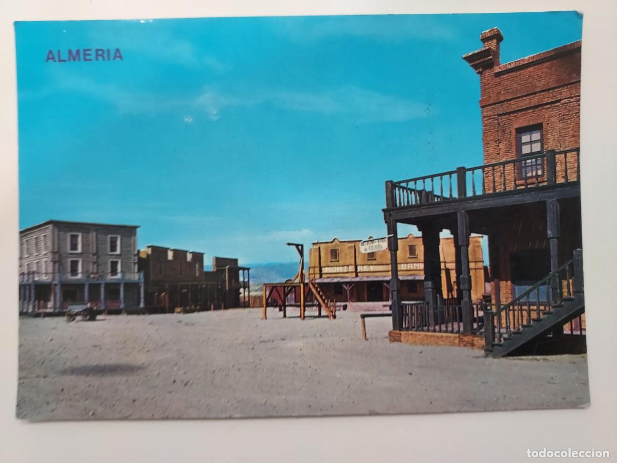 Postales: POSTAL ALMERIA ESTUDIOS CINE POBLADO DEL OESTE. 1974. ESCRITA