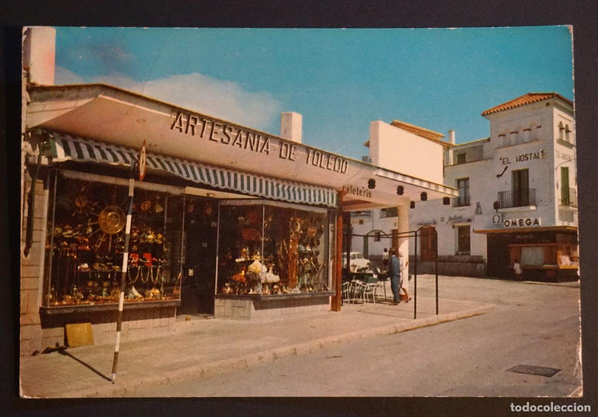 Postales: Torremolinos (M&aacute;laga). Artesan&iacute;a de Toledo, postal sin circular editada el a&ntilde;o 1962