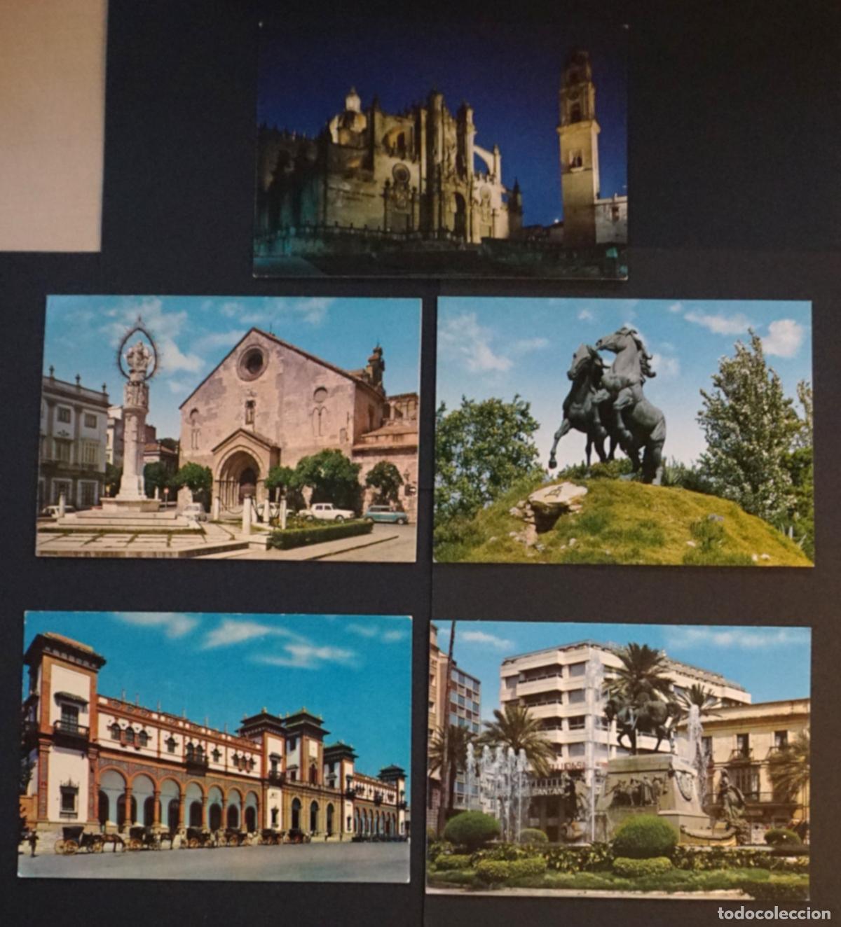 Postales: 5 postales de Jerez de La Frontera (Cadiz). Sin circular editadas en los a&ntilde;os 60 y 70.