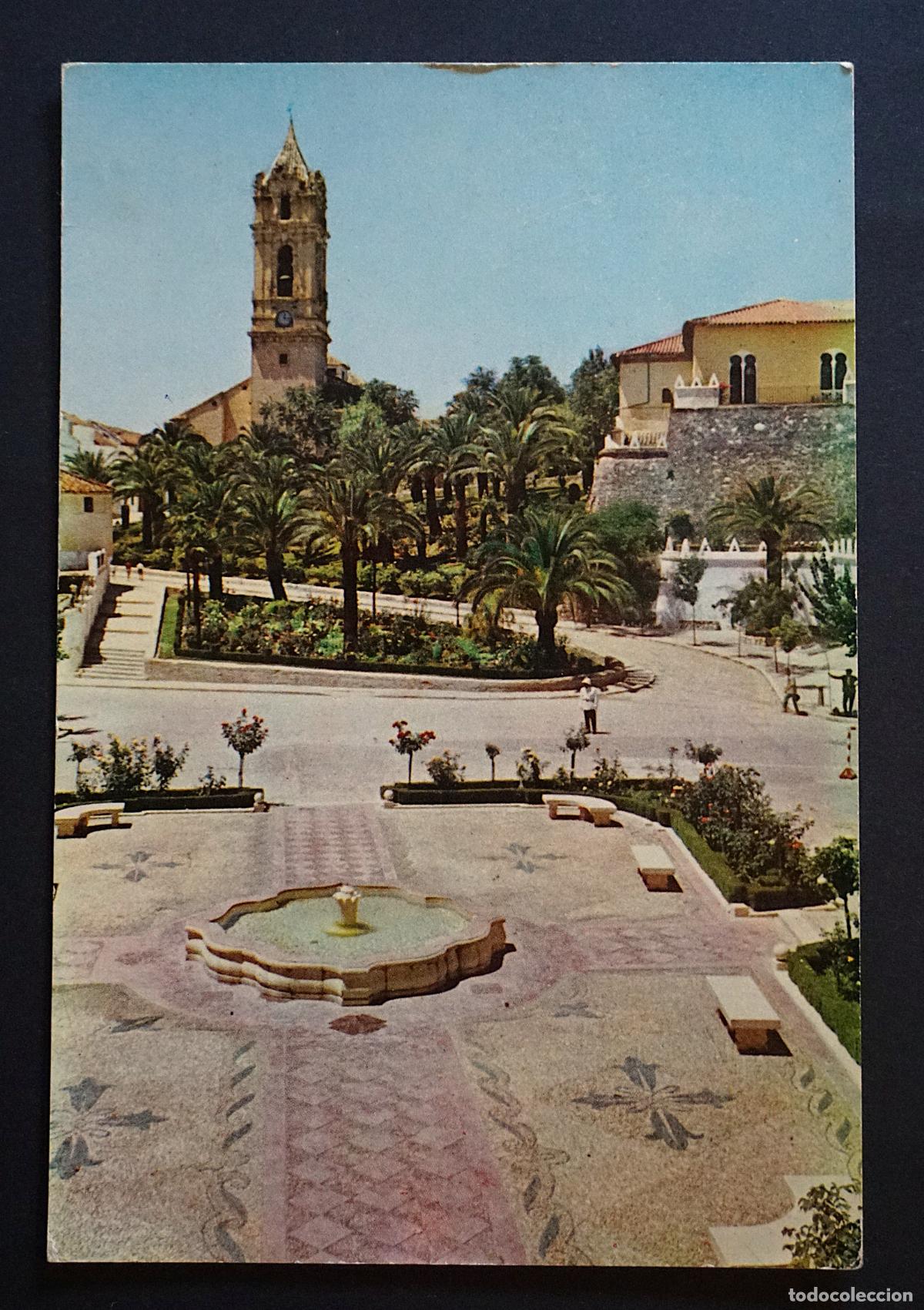 Postales: Cabra, Cordoba. Antigua plaza Calvo Sotelo, postal sin circular editada el a&ntilde;o 1963