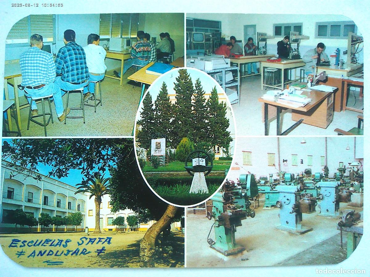Postcards: POSTAL DE ANDUJAR ( JAEN ): ESCUELAS PROFESIONALES SAGRADA FAMILIA