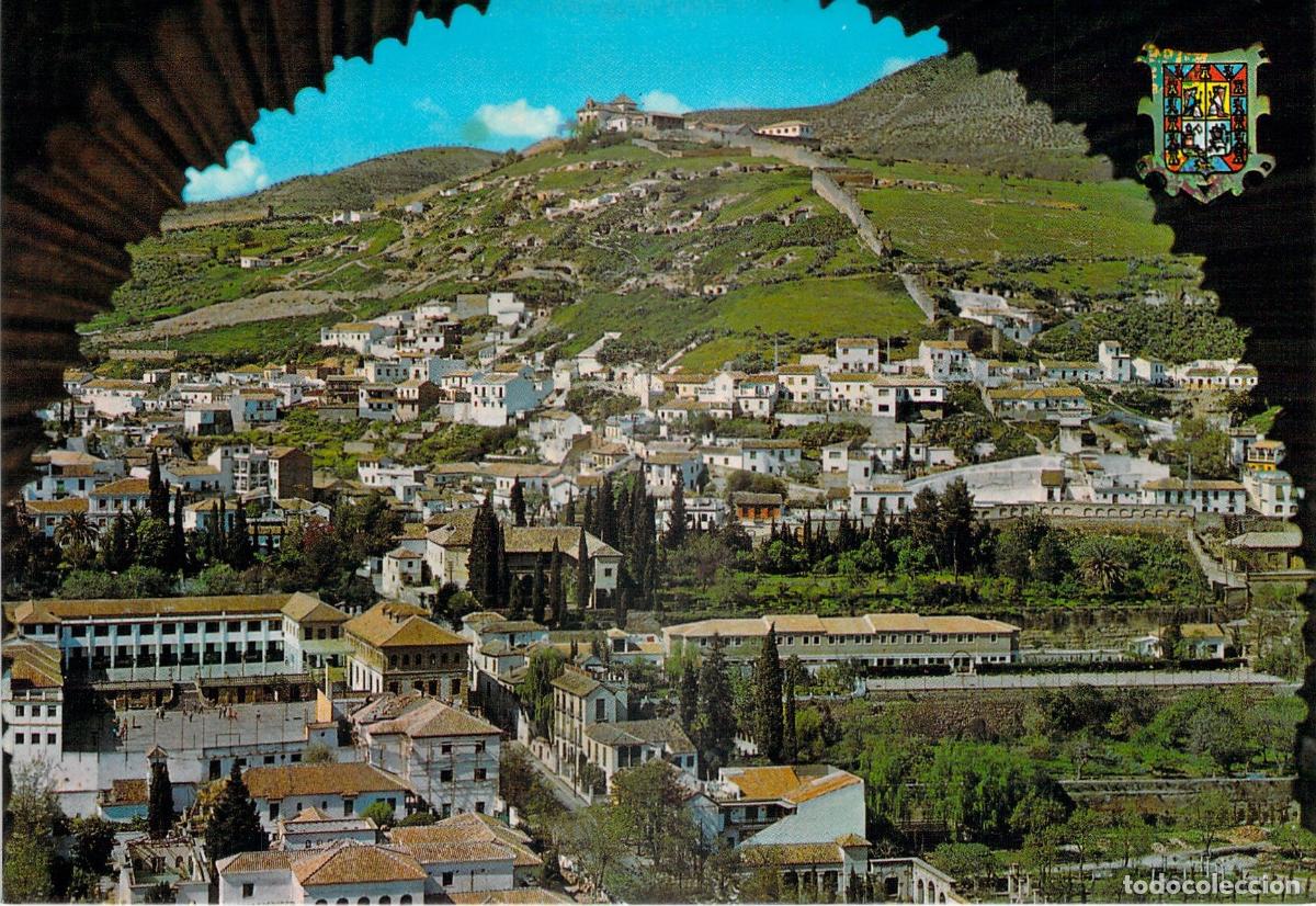 Postales: Postal de Granada - Vista General del Albaic&iacute;n desde la Alhambra