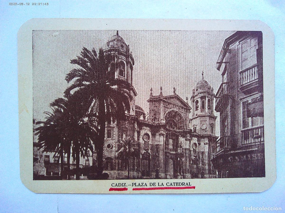 Postales: POSTAL DE CADIZ : PLAZA DE LA CATEDRAL . PRINCIPIOS DE SIGLO