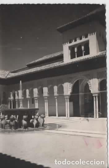 Postales: GRANADA SIN ESCRIBIR ALHAMBRA PATIO DE LOS LEONES