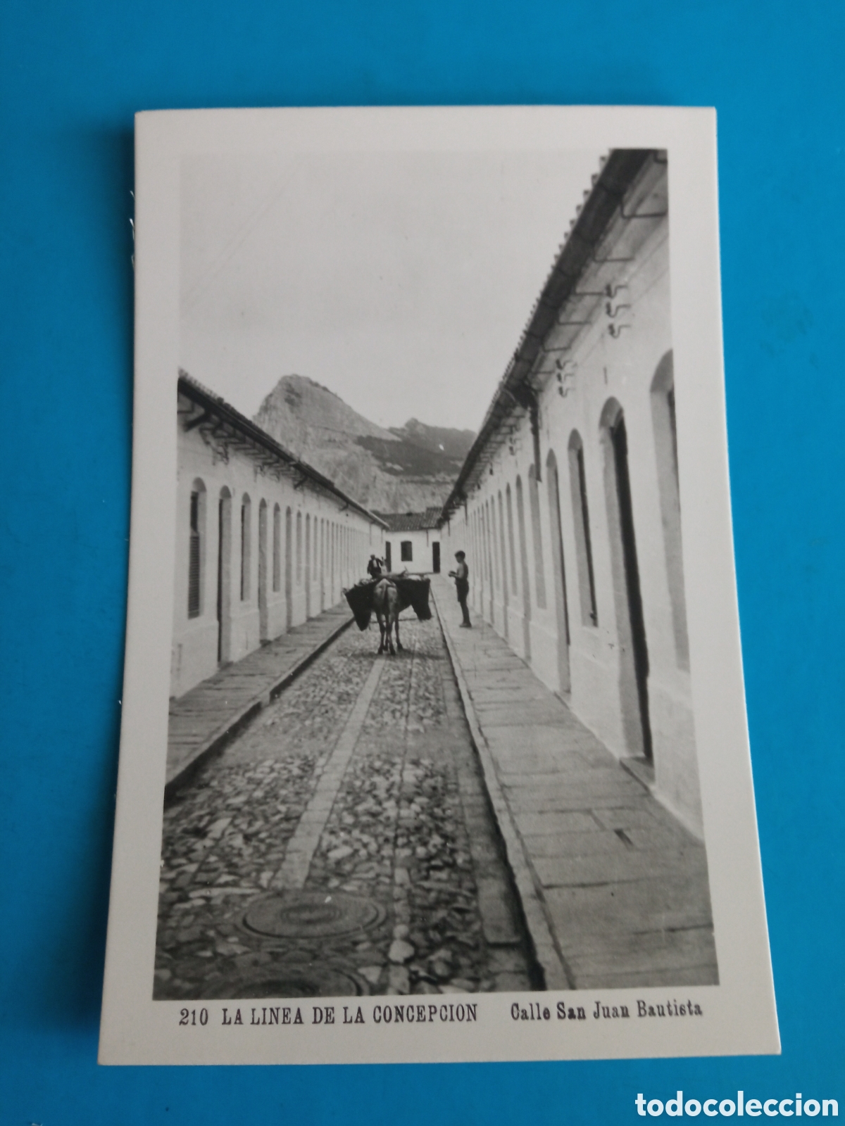 Postales: Antigua postal fotogr&aacute;fica, La L&iacute;nea de la Concepci&oacute;n, Calle de San Juan Bautista