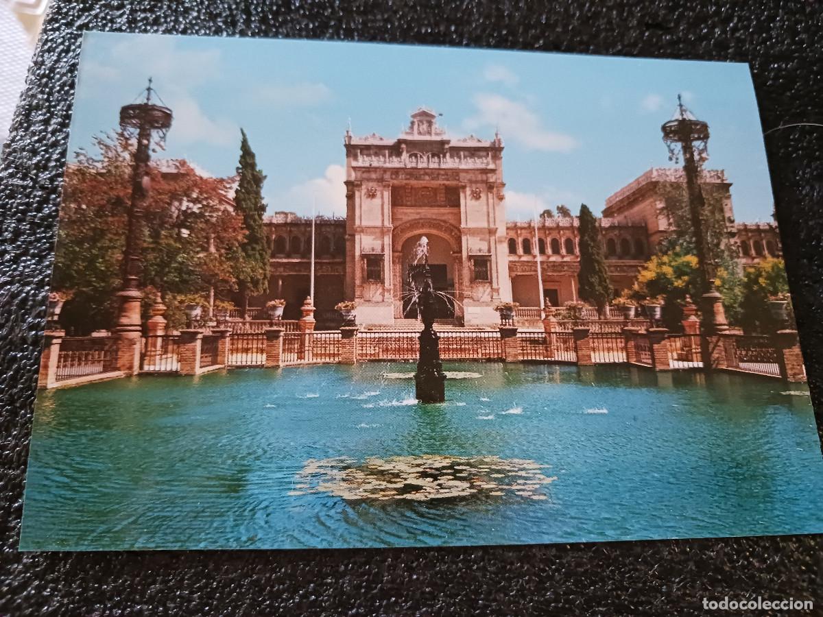 Postales: 3998 SEVILLA - PLAZA DE AMERICA PABELLON DE ARTES E INDUSTRIA, col. triana